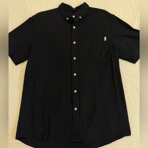 Topman Black Casual Button Down Shirt